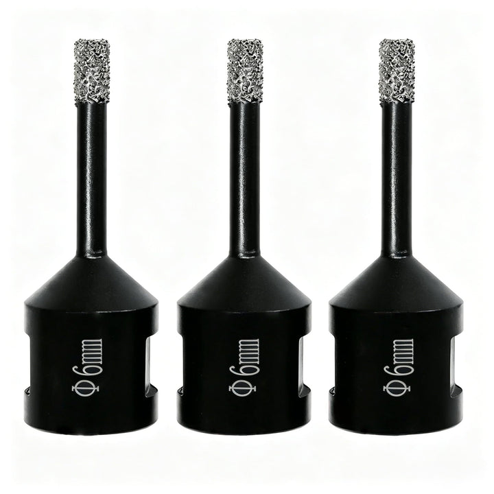 Diamant Bohrkronen Fliesenbohrer 6mm- M14 Diamantbohrer Lochsäge 3 Stücke