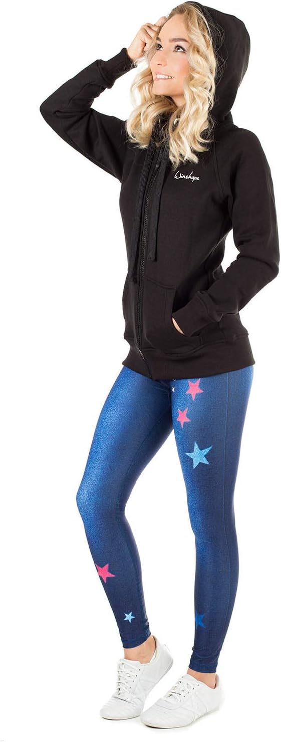 WINSHAPE Damen Leggings Damen Functional Power Shape Jeans Tights Leggings Ael102, Slim Style, Fitne
