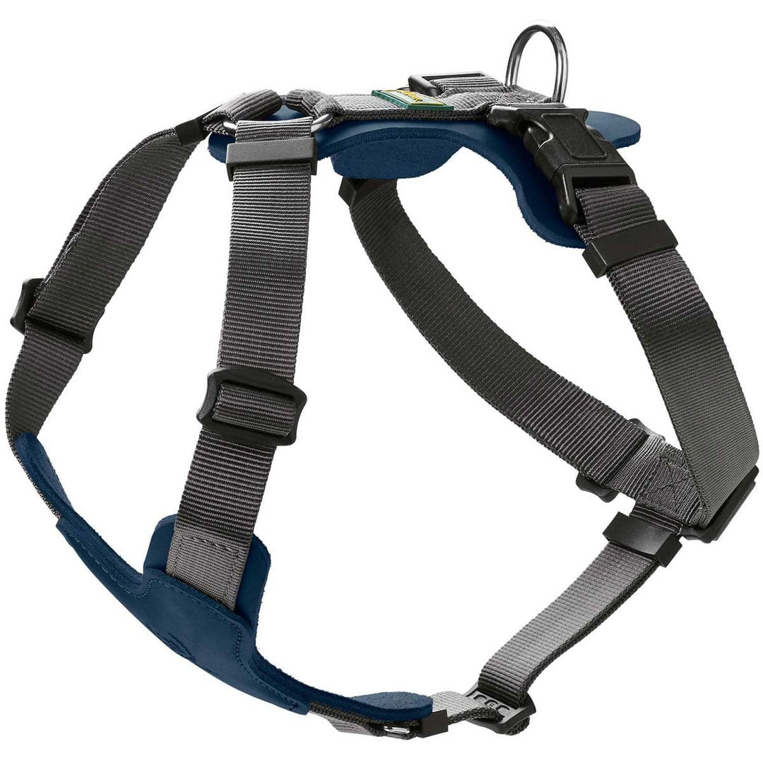 HUNTER AALBORG MIXED Hundegeschirr, M, dunkelblau/grau, 56 - 81 cm dunkelblau/grau 56 - 81 cm, dunke
