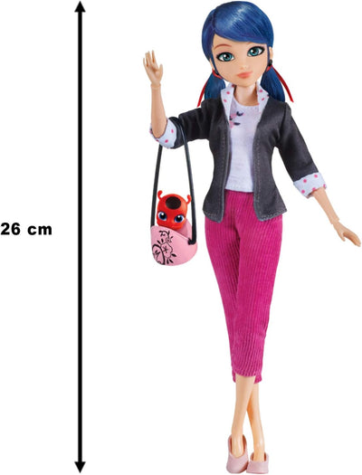 BANDAI P50365 Miraculous 2er Packung Ankleidepuppen 26 cm – Ladybug und Cat Noir, Keine & Miraculous