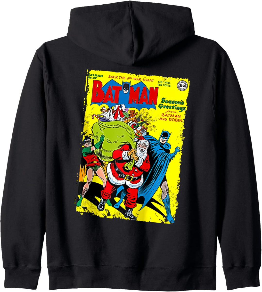 DC Batman Cover 27 Weihnachten Kapuzenjacke