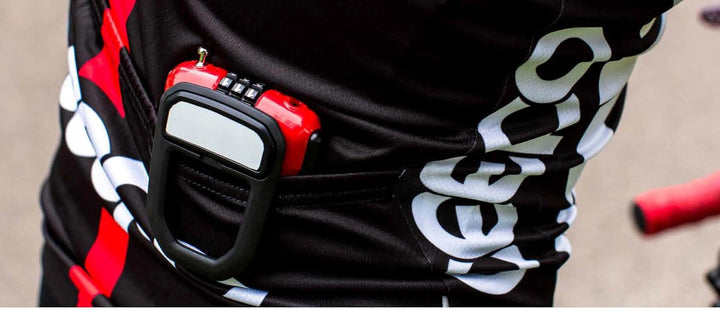 Hiplok FX, Kabelschloss, Unisex, RED, 100cm Schliessumfang 100cm Schliessumfang Red, 100cm Schliessu