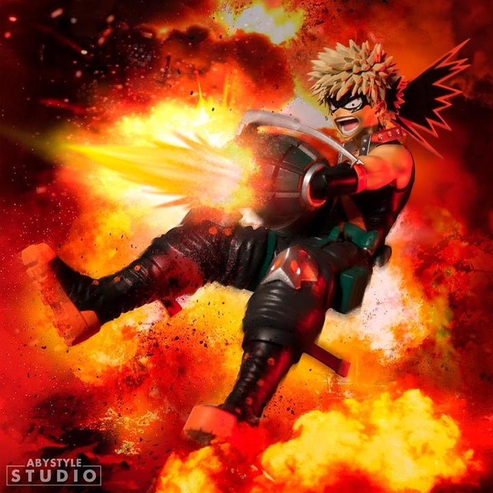Abysse Corp My Hero Academia Actionfigur Bakugo AP Shot 1:10 Scale Bedruckt, aus PVC, in Geschenkver