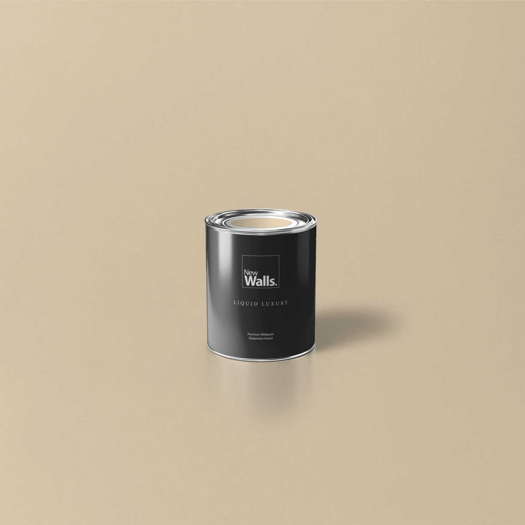 New Walls Premium Wandfarbe Beige, Champagner Liquid Luxury Dispersionsfarbe für Innenräume – 1 L 10
