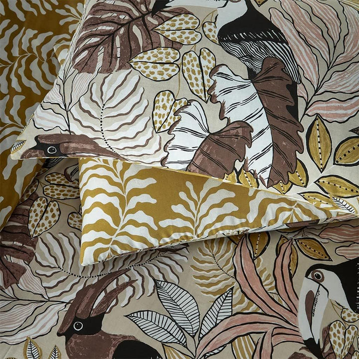 furn. Tocorico Bettwäsche-Set für Doppelbett, Baumwolle, Polyester, Natur Doppelbett Natur, Doppelbe