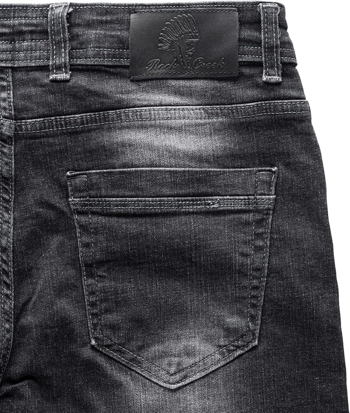 Rock Creek Herren Jeans Hose Denim Stretch Regular Fit Jeanshose Stonewashed W29-W44 29W / 30L Rc-22