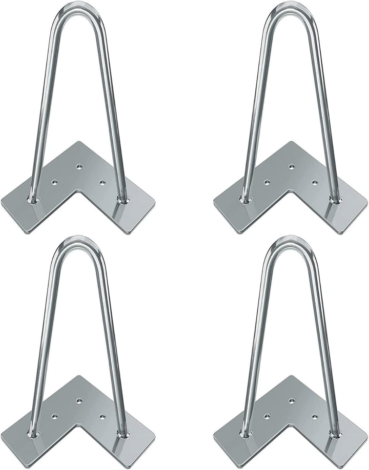 Fimghsoo Haarnadel Tischbein 4X Hairpin Leg Möbelbein Haarnadelbeine aus Metall Tischzubehör DIY für