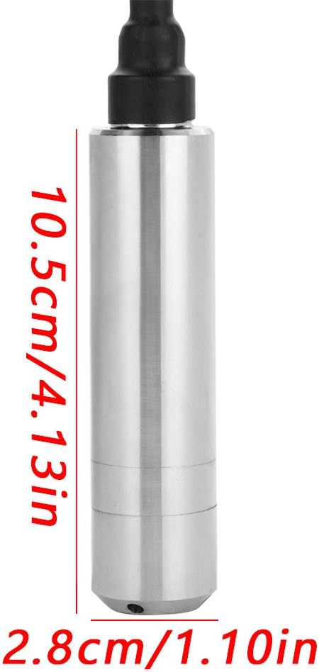 DC-24V 4-20mA Füllstandssensor Flüssiger Wasserspiegel Sensor Einwurf-Art Entdeckung von 0-5m