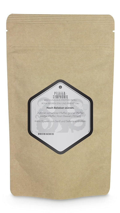 Ankerkraut Pfeffer Symphonie Ganz, 450g im XXL-Beutel, Mischung Verschiedener Sorten, Verfeinert mit
