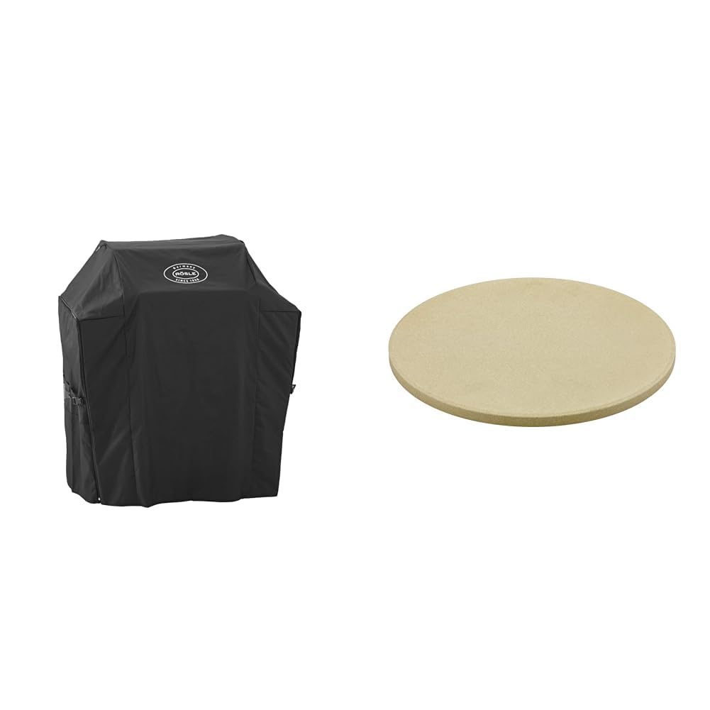 RÖSLE Abdeckhaube BBQ-Station VIDERO G3/G3-S, Hochwertige Schützhülle & Vario Pizzastein, Hochwertig