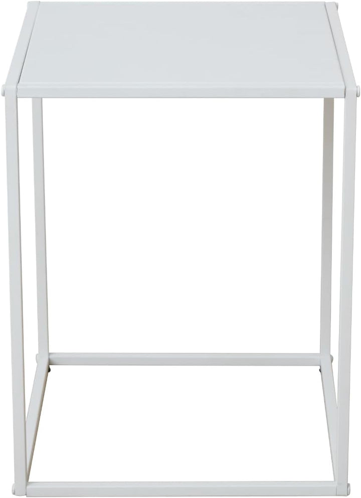 SVITA THEMI 2er Set Couchtisch Beistelltisch Nachttisch Wohnzimmertisch Weiss, Weiss