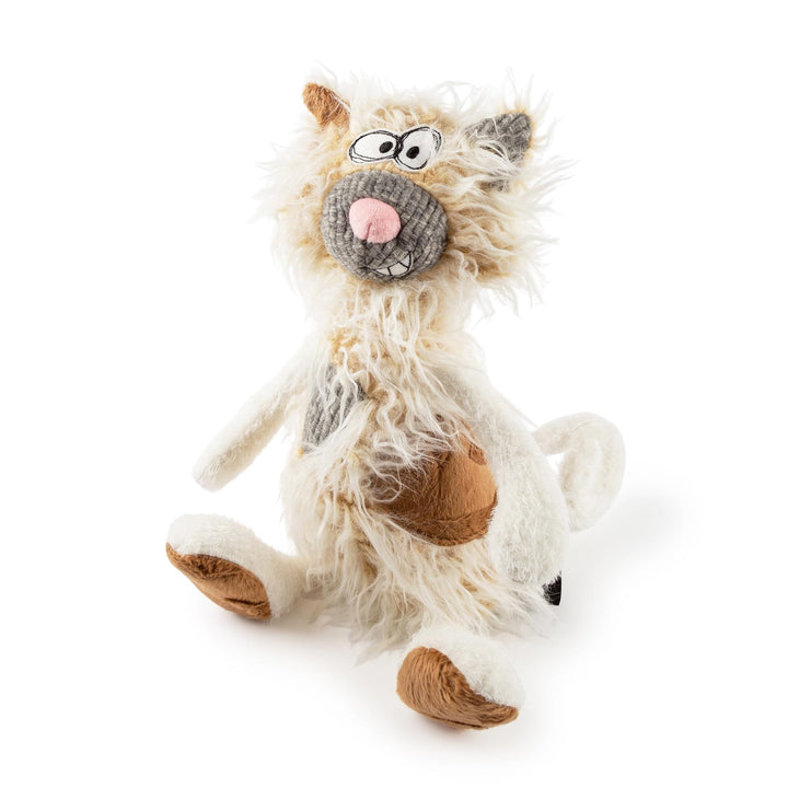 SIGIKID 38243 Kiez Miez Beasts Town Kinder und Erwachsene Kuscheltier empfohlen ab 3 Jahren beige, g