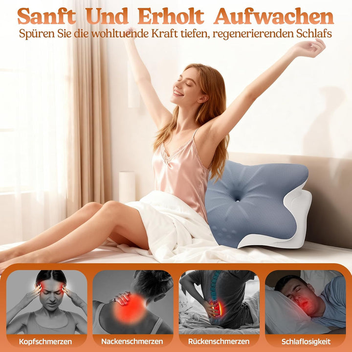 Nackenkissen Kopfkissen - Memory Foam Kissen - Stabile Nackenstütze Schlafkissen Pillows for Sleepin