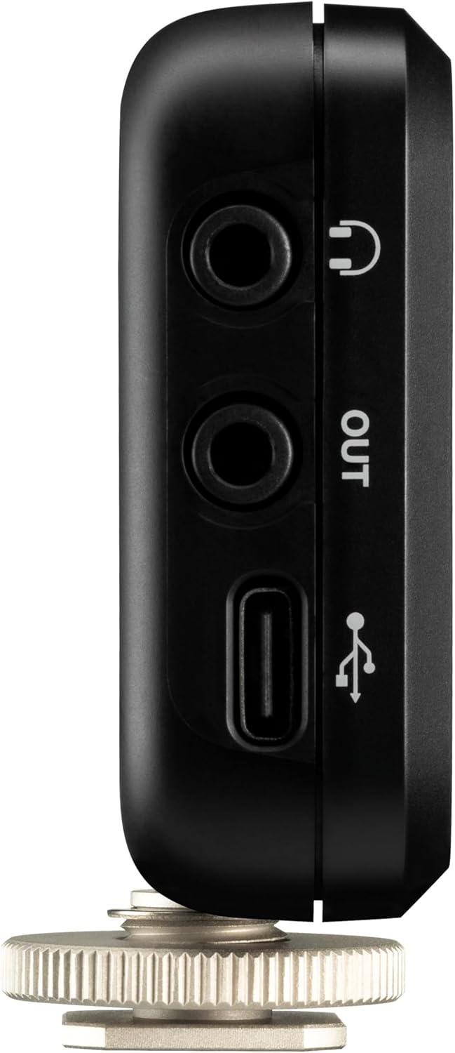 Shure MoveMic Empfänger - Kameraempfänger als Zubehörschuh für MoveMic Ansteckmikrofone, kompatibel