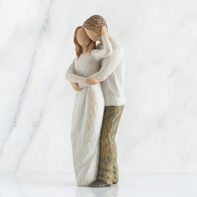 Enesco Willow Tree 26032 Figur Zweisamkeit,9" Height, Natur, Orange (Transparent), Zweisamkeit