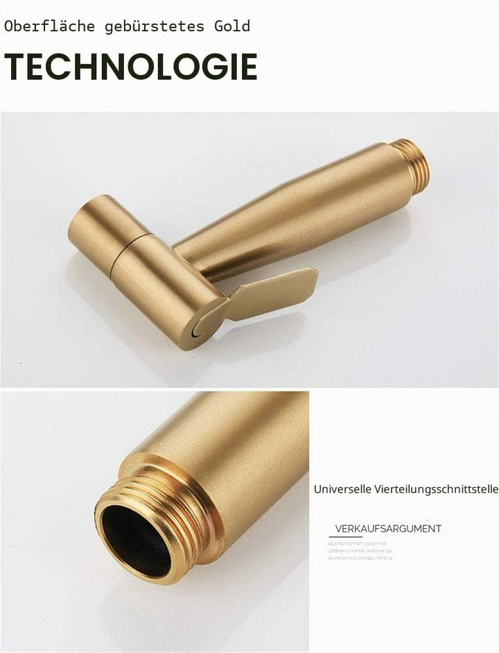 [LOSCHEN]Bidet Toilettensprüher, Hand Bidet Sprayer, Bidet Handbrause, Edelstahl Duschkopf Bidet Arm