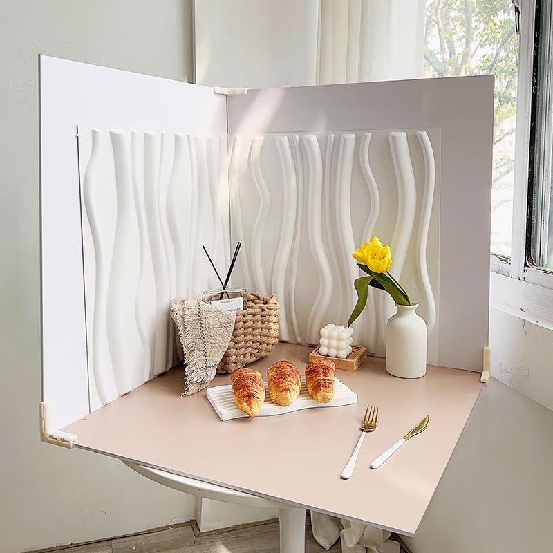 5 Stück 8 Muster Grosse 3D Stereoskopische Fotografie Hintergrund Bretter 61 x 61 cm Doppelseitig Wa