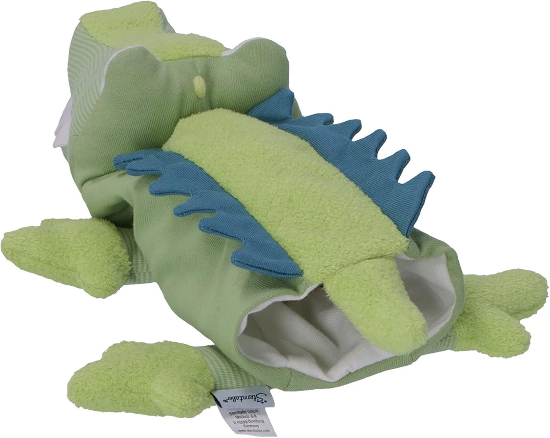 Sterntaler Handpuppe Krokodil Keno - weiches Kinder Spielzeug zum Puppentheater, Erzählen, Kuscheln