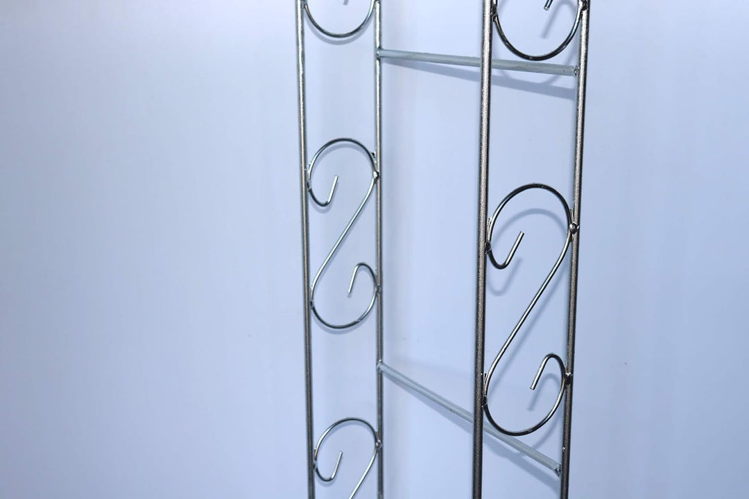 Hirsch Terracotta Rosenbogen Rund aus Metall stabil, feuerverzinkt 12 mm Vollmaterial Breite 165cm H