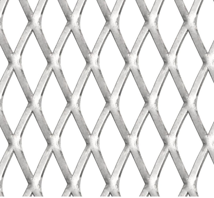 HOMIUSE Gittermatte Streckmetall Edelstahl 100x85 cm 20x10x2 mm Streckmetall-Gittermatte Lüftungsgit
