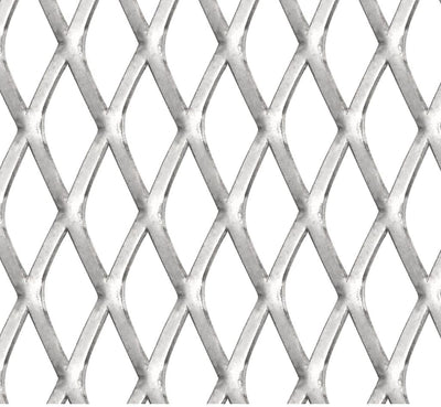 HOMIUSE Gittermatte Streckmetall Edelstahl 50x50 cm 20x10x2 mm Streckmetall-Gittermatte Lüftungsgitt