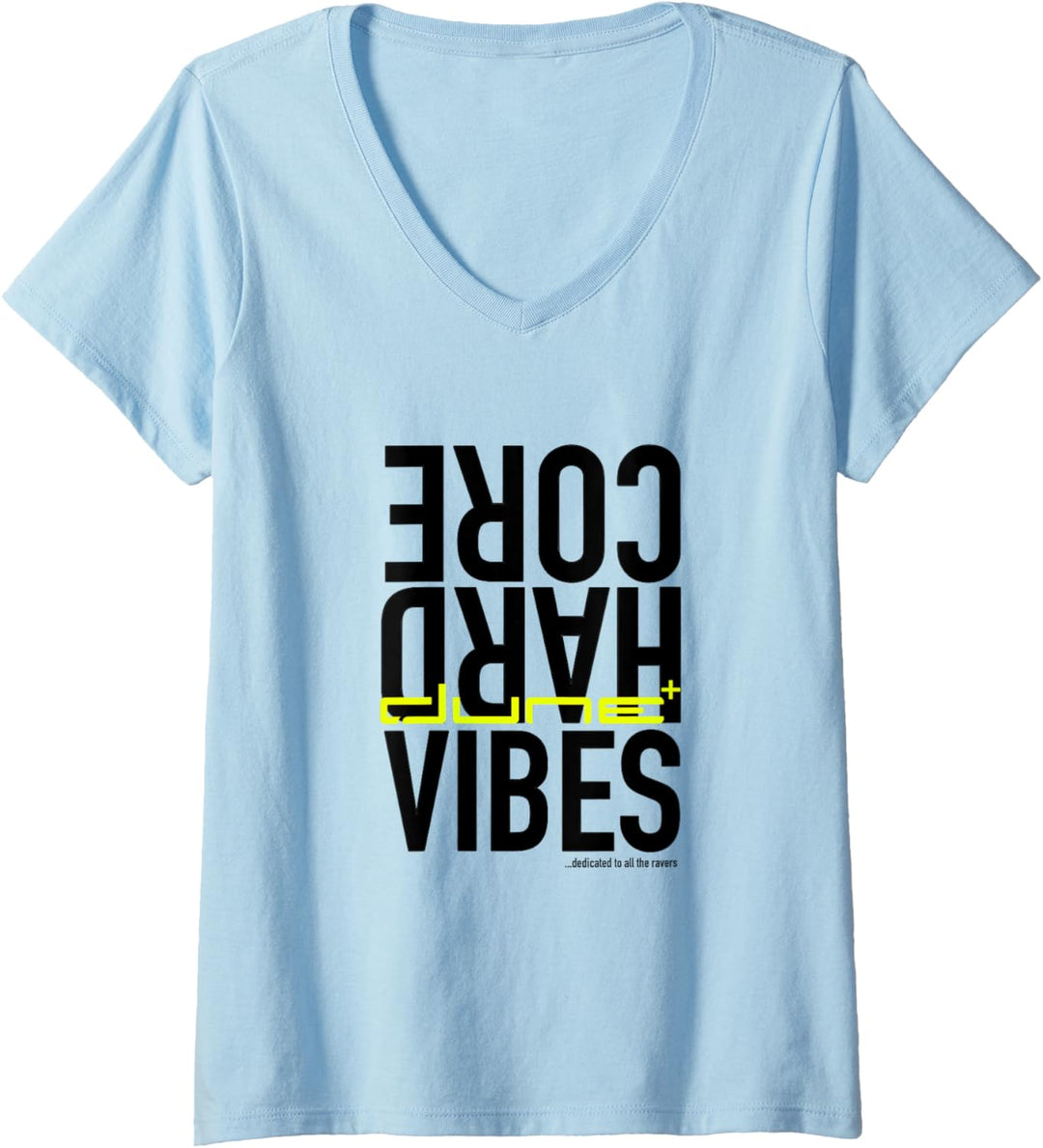 Damen Dune – Hardcore Vibes Kollektion T-Shirt mit V-Ausschnitt