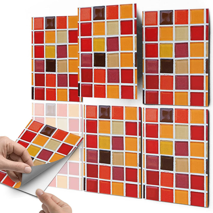 CREATISTO Mosaik Klebefliesen Stickerfliesen Fliesenfolie - Hochwertige Aufkleber Sticker für Fliese