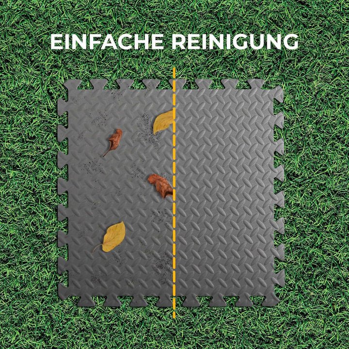 Bestlivings Pool-Bodenschutzmatte, Unterlegmatte zum Schutz ihres Pools, 16 Stück (52x52x1,2 cm) - 4