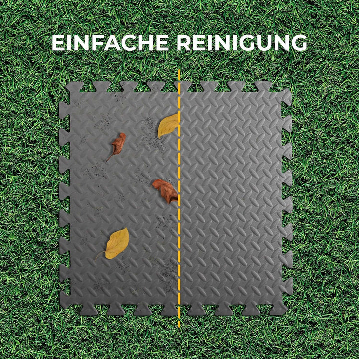 Bestlivings Pool-Bodenschutzmatte, Unterlegmatte zum Schutz ihres Pools, 16 Stück (52x52x1,2 cm) - 4