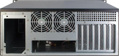 INTER-TECH IPC 4098-S integrierter Luftfilter in einem 19Zoll 48,26cm 6X 5,25 EXT. 5X 3,5 int. 0X 3,