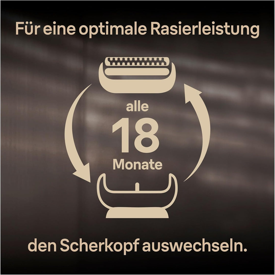 Braun Series 9 Pro Scherkopf, Elektrorasierer Ersatzscherteil für Rasierer Herren, kompatibel mit Ra