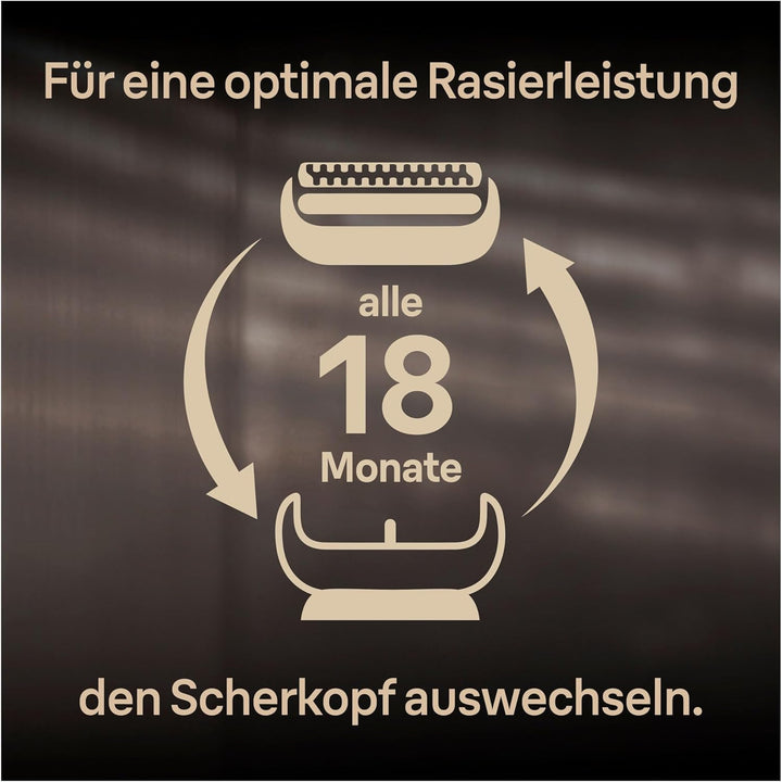 Braun Series 9 Pro Scherkopf, Elektrorasierer Ersatzscherteil für Rasierer Herren, kompatibel mit Ra