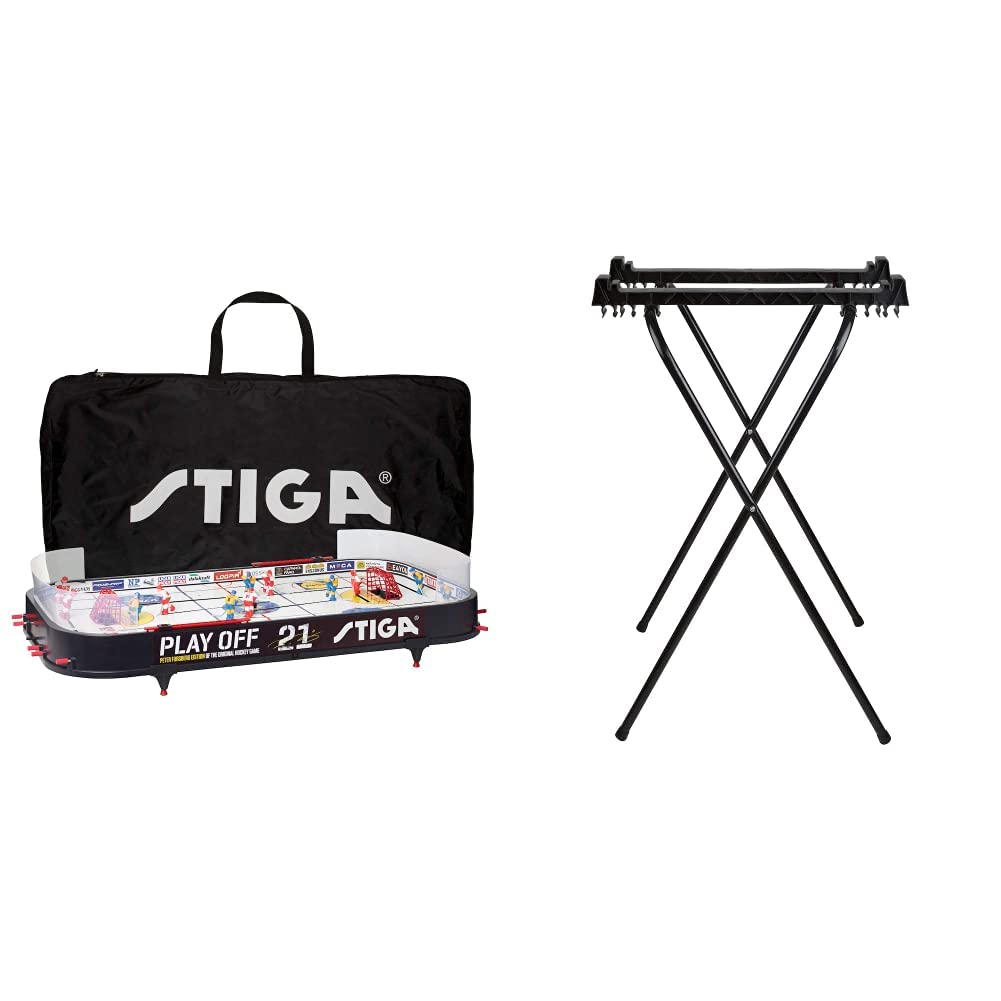 STIGA Eishockey Tischspiel Playoff 21 Hockey Spiel Schweden-Kanada mit Aufbewahrungstasche Bundle mi