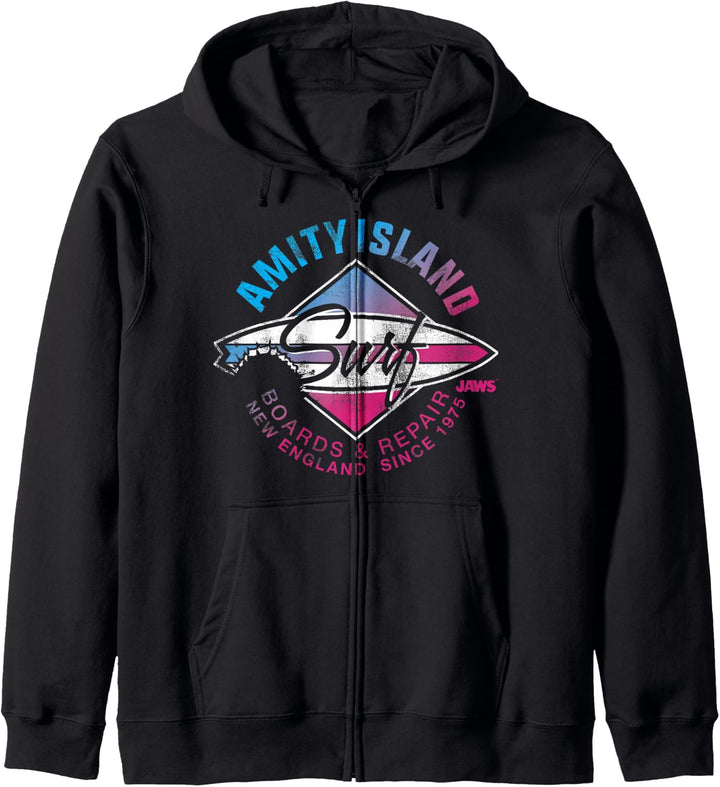Jaws Amity Island Surf Boards And Repair Kapuzenjacke