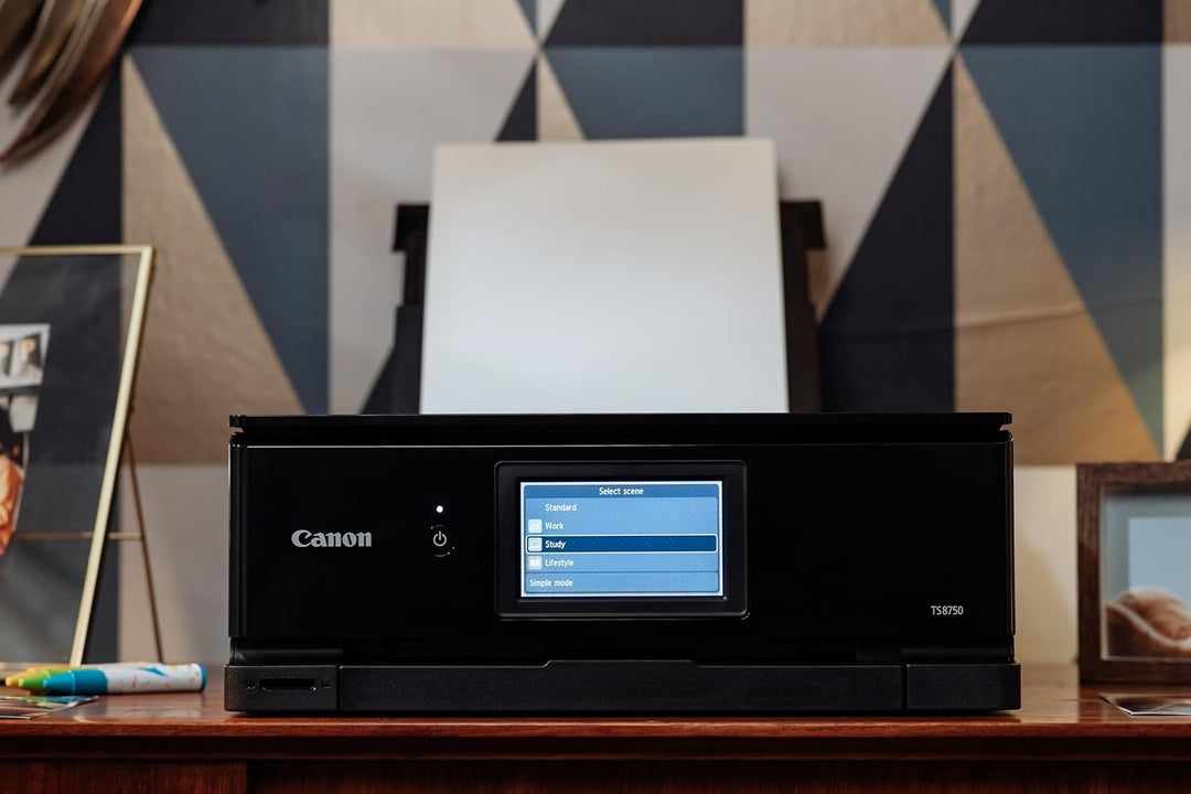 Canon PIXMA TS8750 Multifunktionsdrucker 3in1 (Tintenstrahl,Drucken, Kopieren, Scannen, A4, 10,8 cm