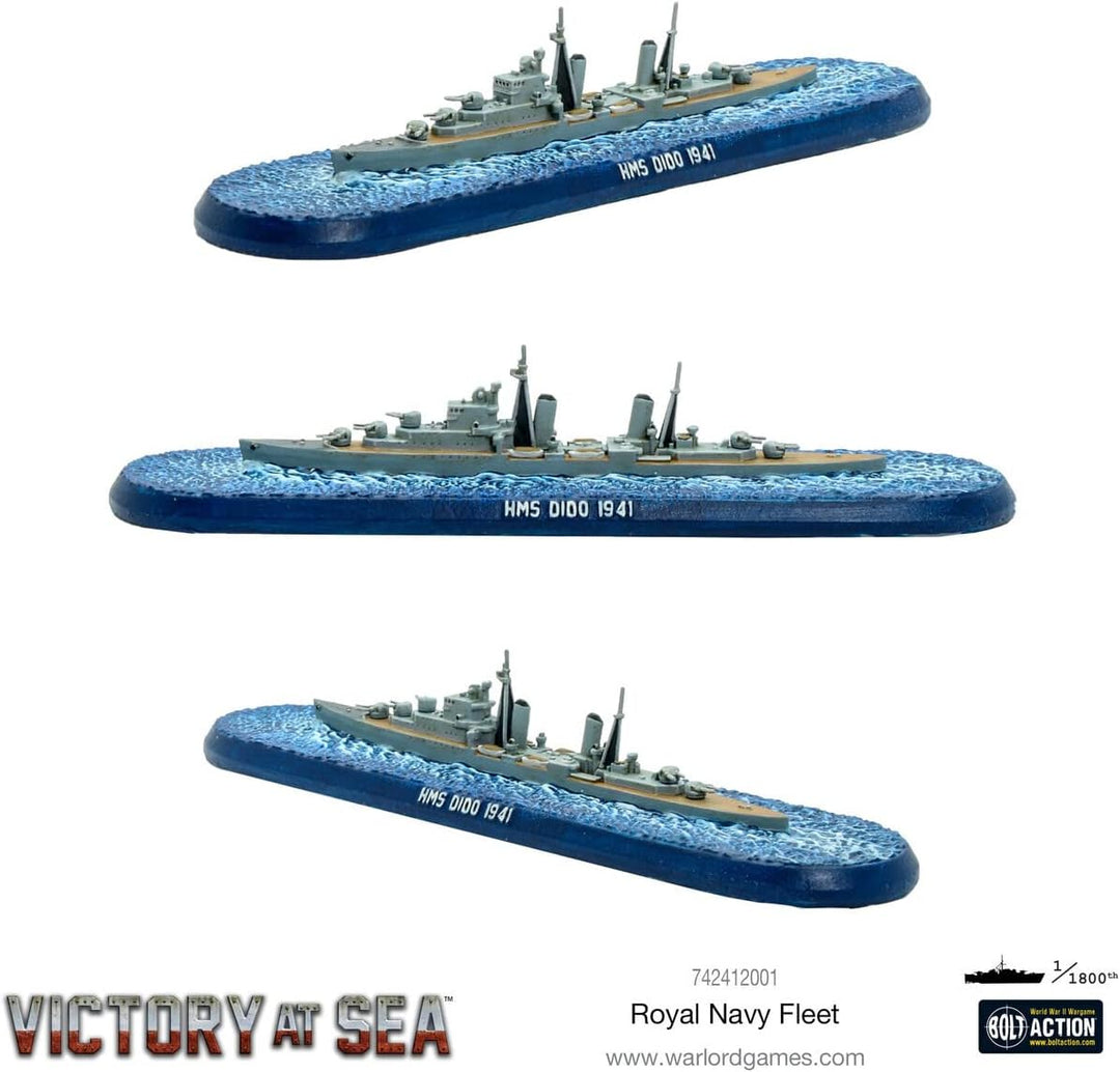 Warlord Games - Victory At Sea: Royal Navy Fleet (742412001)