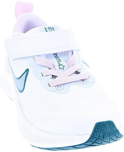 Nike Jungen Star Runner 3 Sneaker 21 EU Weiss Kobalt Bliss Pearl Pink, 21 EU Weiss Kobalt Bliss Pear