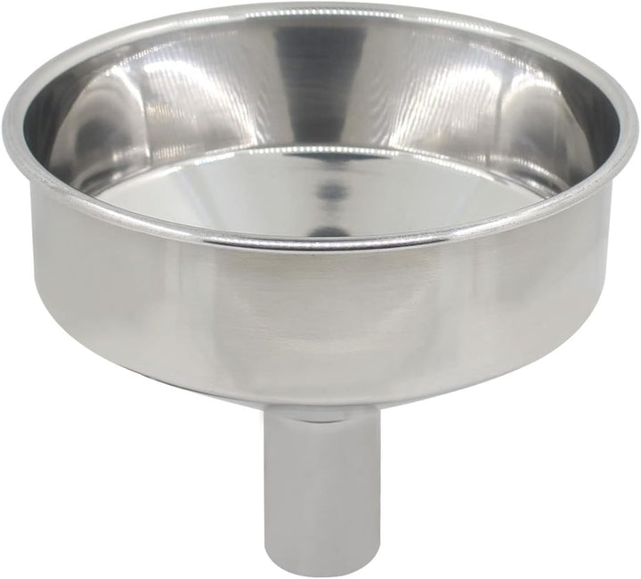 HOMEXO Trichter, gross, Edelstahl 304, mit Filter, Haushaltsöltrichter, extra grosser industrieller