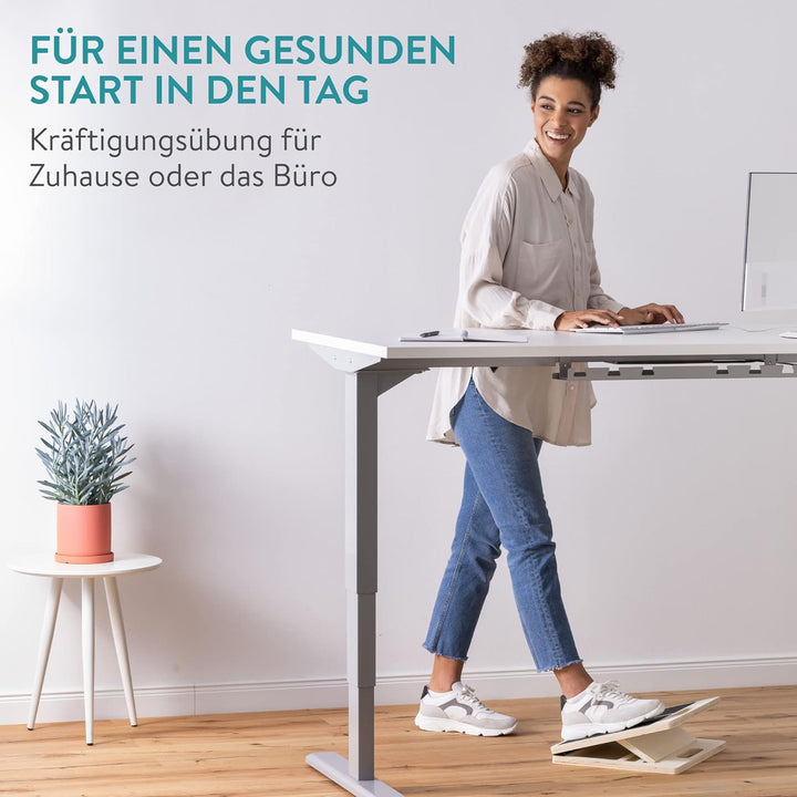 Navaris Stretch Board Waden Training - Fuss Stretcher Wadenstrecker - Dehnen von Oberschenkel Zehen