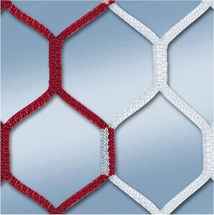 Cawila Tornetze PRO Tornetz PPM 4MM HEX120 | 5,15 x 2,05m | 0,8 x 1,5m /weiss rotweiss Einheitsgröss