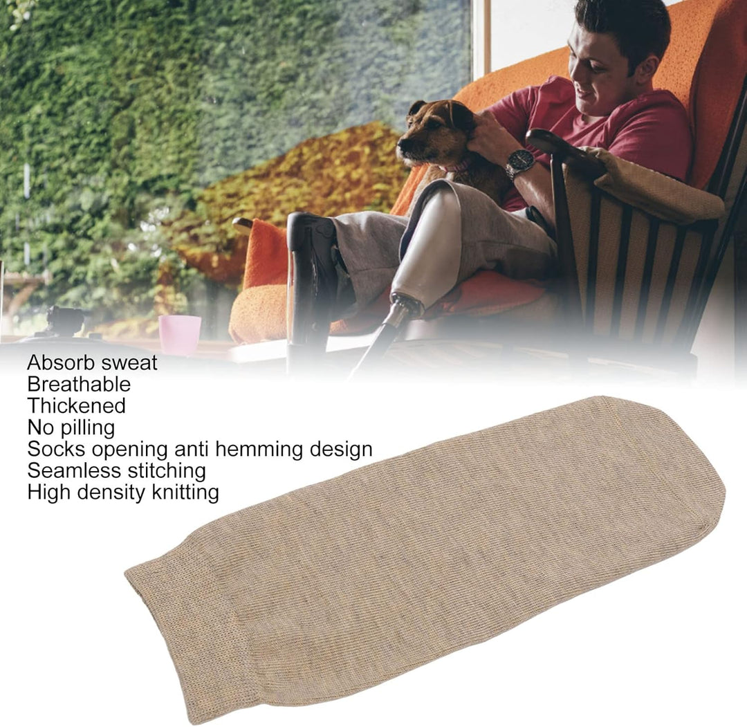 5 Stück Stumpfsocken Verdickte Amputierte Socken Atmungsaktive Baumwolle Prothetische Gliedmassensoc