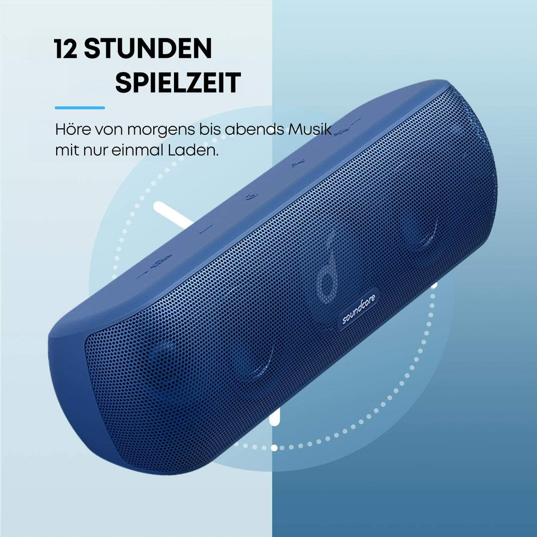 soundcore Motion+ Bluetooth HiFi Lautsprecher mit Hi-Res 30W Audio, Intensiver Bass, Kabelloser, mit