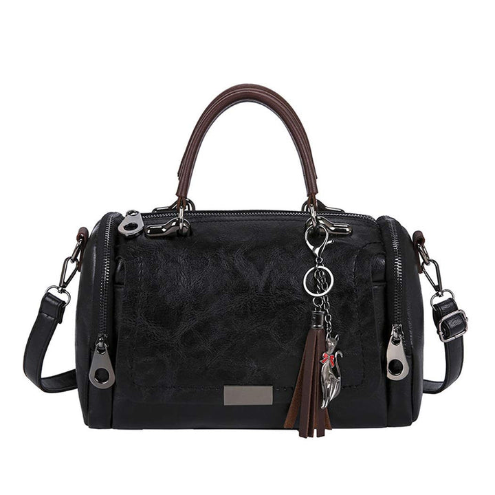 BUKESIYI Damen Tasche Umhängetasche Handtasche Frauen Klein Schultertasche Weekender Lack PU Leder C