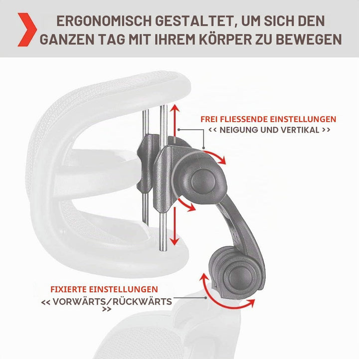Engineered Now Kopfstütze für klassischen Herman Miller Aeron h3 für Remastered Kohlenstoff, h3 für