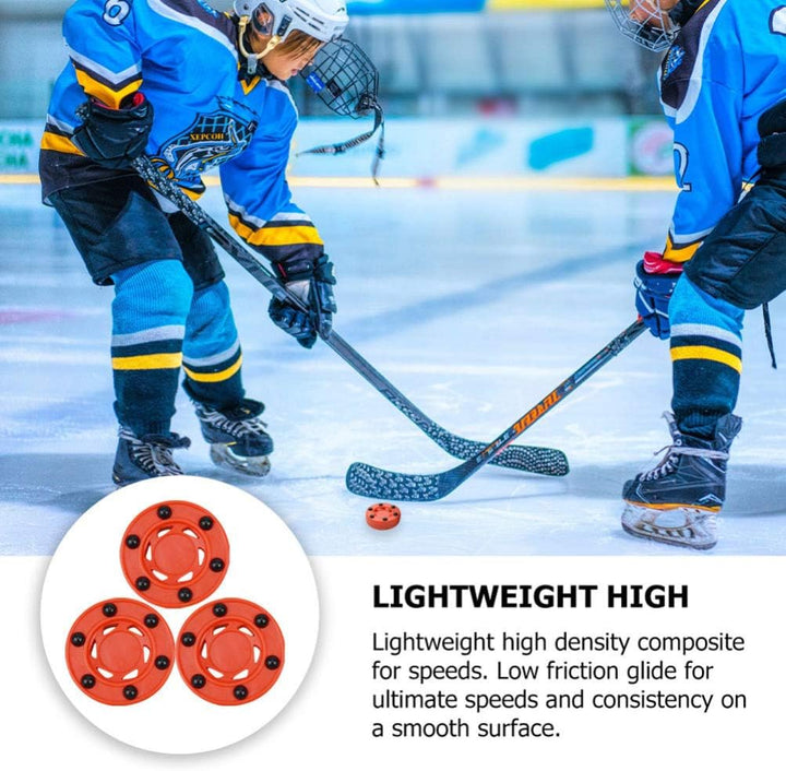 BESPORTBLE 3st Puck Inline-hockeybälle Zubehör Für Eishockeyspiele Rollhockey Hockeybälle Im Freien