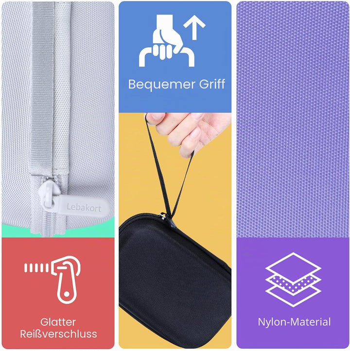 Lebakort Hart Reise Schutz Hülle Etui Tasche für JBL Clip 5 /JBL Clip 4 / JBL Clip 4 Eco Tragbare wa