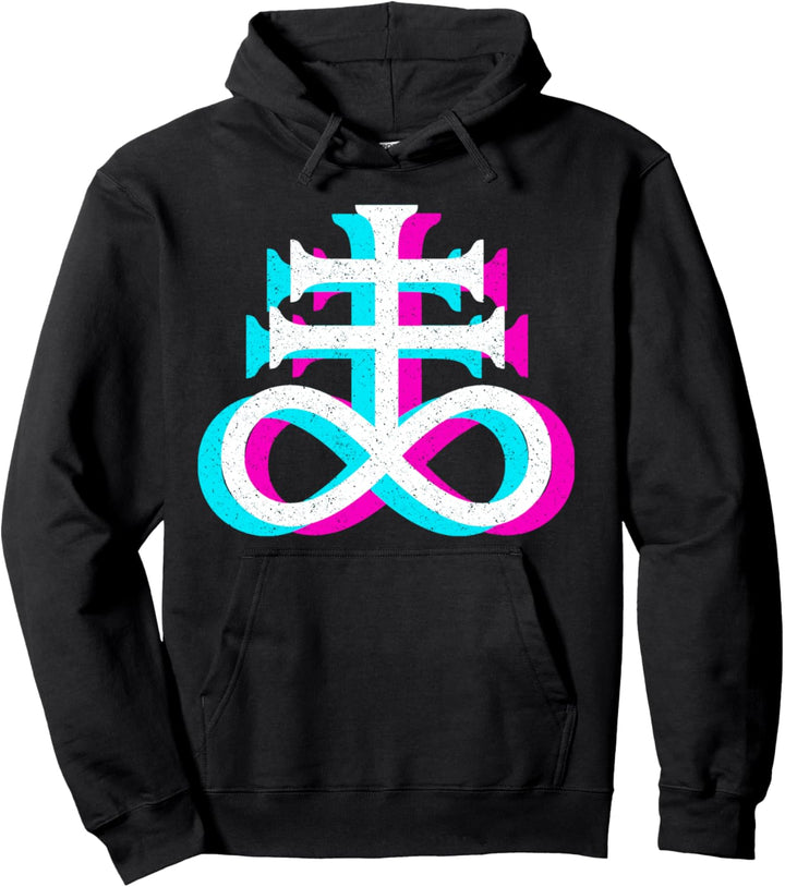 Okkulter Satanismus Hexerei Horror Gothic Satanic Pullover Hoodie