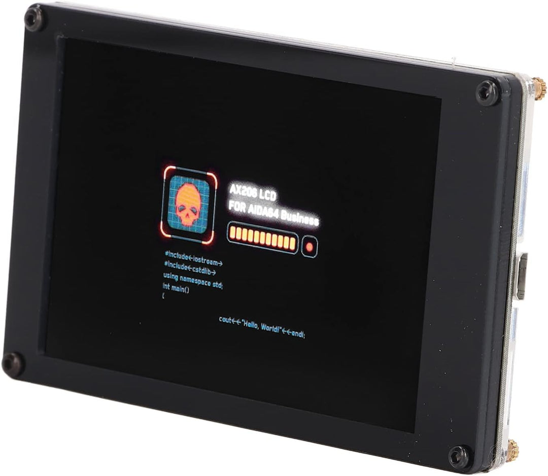3,5-Zoll-IPS-LCD-Monitor-Display IPS-Monitor-Subscreen mit USB-Schnittstelle und Halterung LCD-Bilds