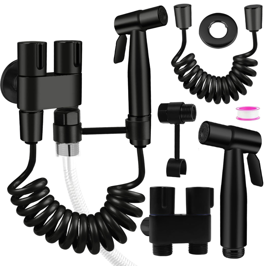 Edelstahl Bidet Handbrause für Toilette mit Dual-Modus (Jet/Sanft Sprayer), WC Dusche Hand Bidet Set