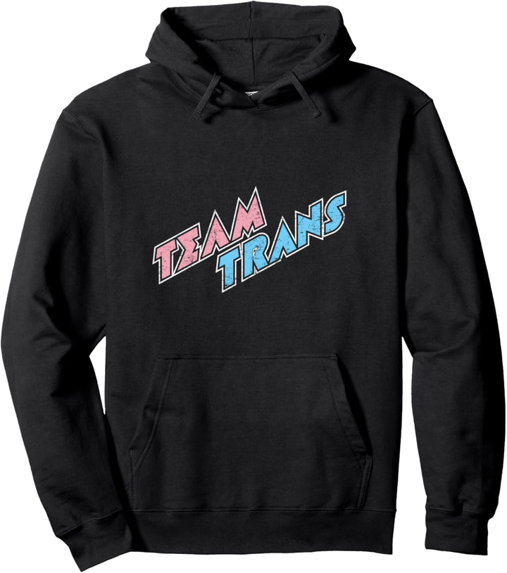Team Trans Transsexuelle Stolzparade LGBTQ Retro Party Pullover Hoodie